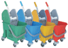 Single trolley with wringer