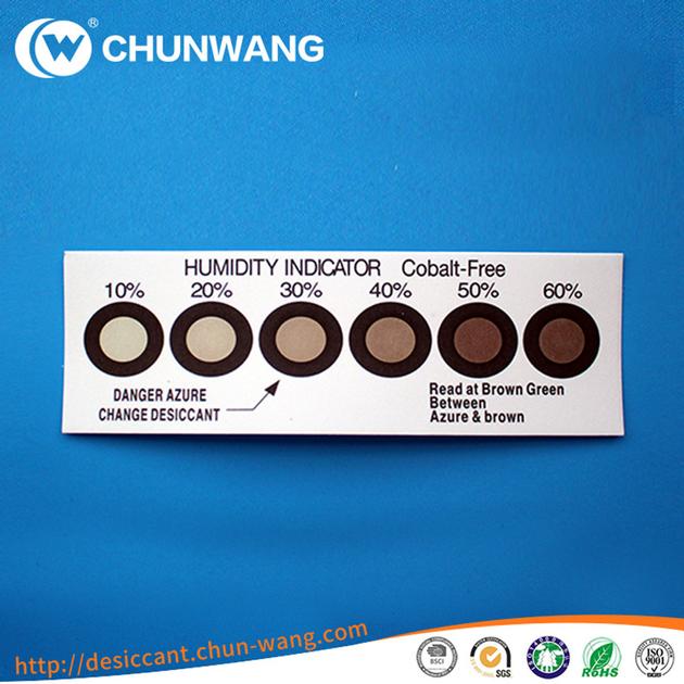 Cobalt Free Humidity Indicator Card for Electronic Components