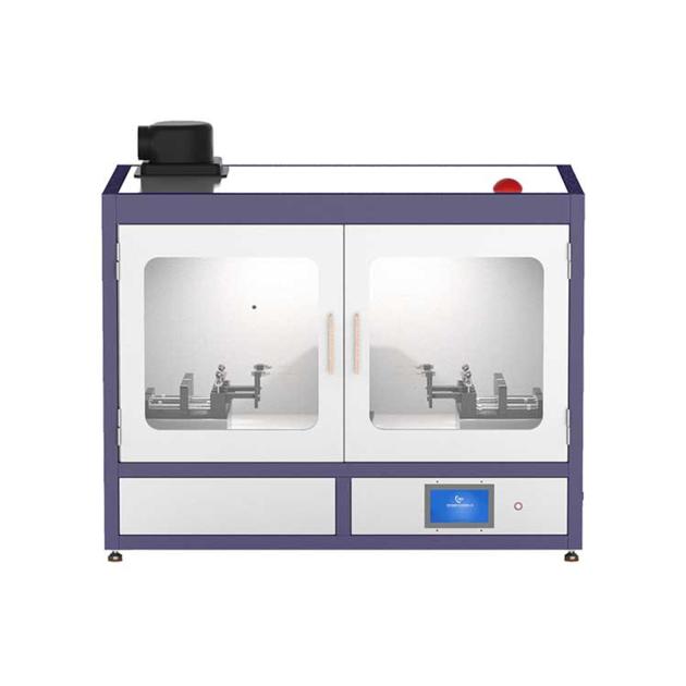Nano Fiber Double Spinning & Yarning System Integrated with Two Dual Channel Syringe Pumps