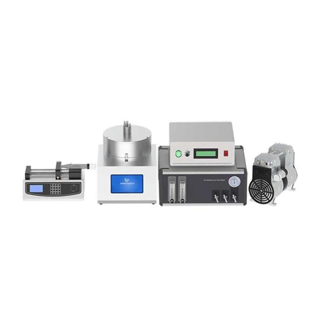 Fully automatic ultrasonic assisted atmosphere heating spin coater