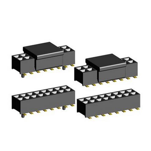 2.0mm smt type Female Header with optional peg