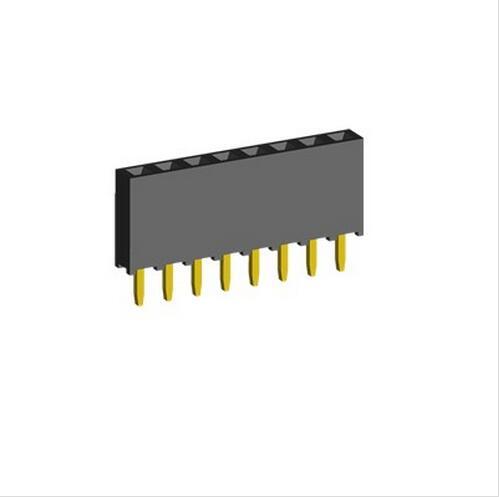 2.0mm pitch dip type U shape terminal female header