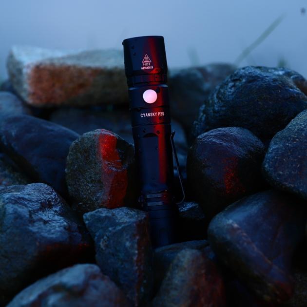 Cyansky P25 Palm Sized Tactical Flashlight