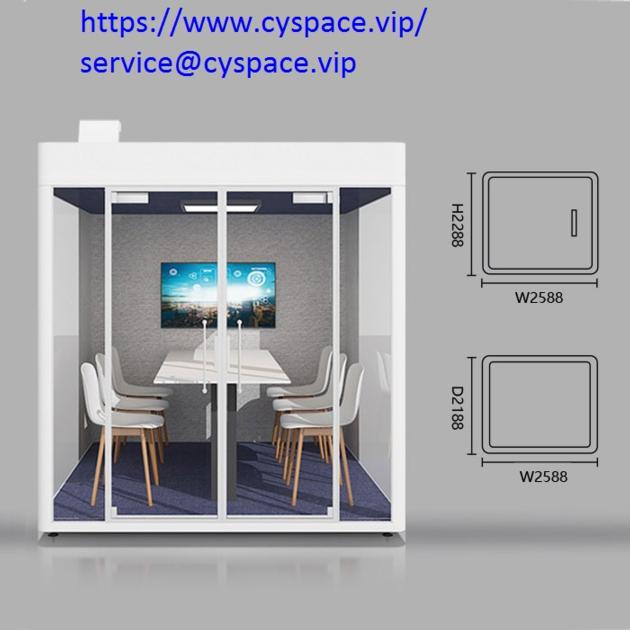 Cyspace Soundproof Booth Design Mobile Sound Studio Recording Private Working Soundproof Pod
