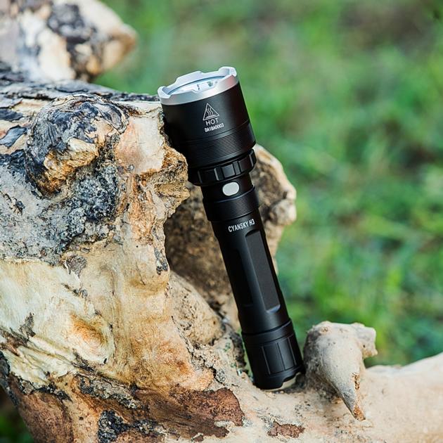 Cyansky H3 Multi-Color Hunting Flashlight (1300Lumens/400M)
