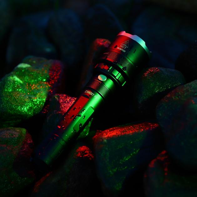 Cyansky H3 Multi Color Hunting Flashlight