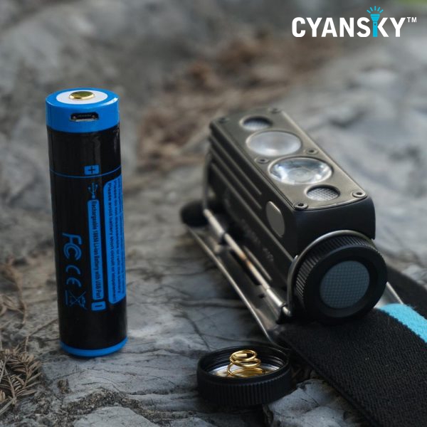 Cyansky HS6R Triple Output Rechargeable Headlamp