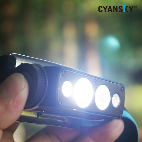 Cyansky HS6R Triple Output Rechargeable Headlamp