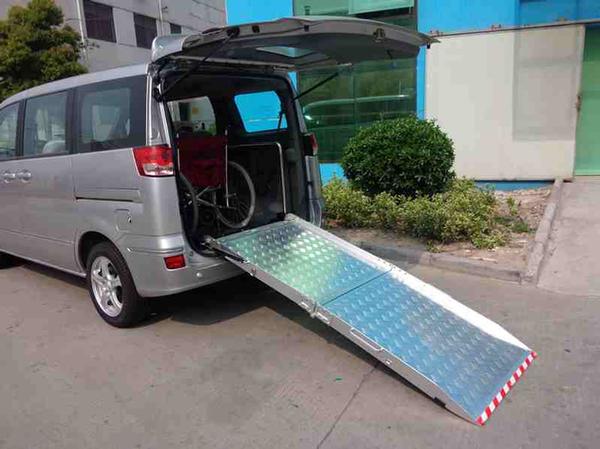 BMWR-2 manual folding wheelchair ramp for van
