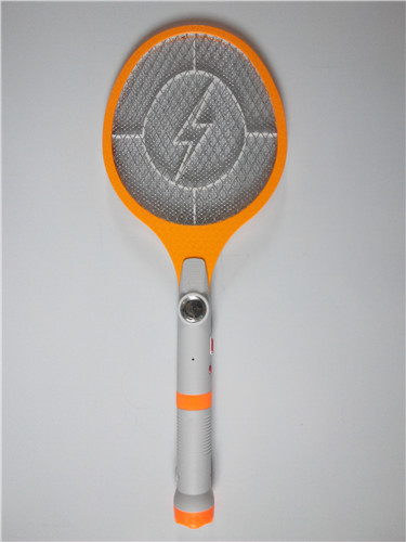 High power emergency led pest killer bat rechargeable electric mosquito trap swatter with LED