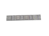 Polyester-coated lead weights