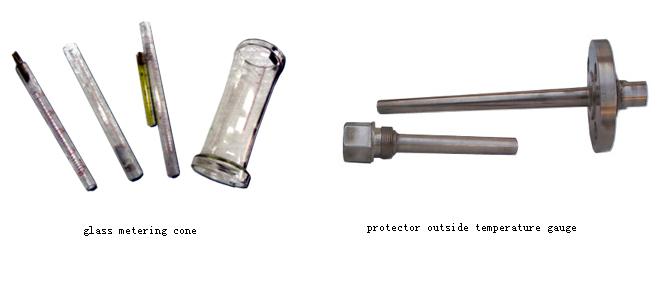 Glass tube and thermowell bushing
