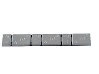 Zinc adhesive wheel weights