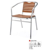 aluminium wooden chair 009