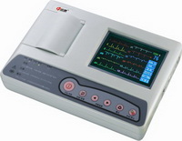Digital Single Channel ECG Machine ZQ-1201GColor Screen