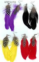 Feather Earrings Costume Jewellery