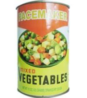 Canned mixed vegetables