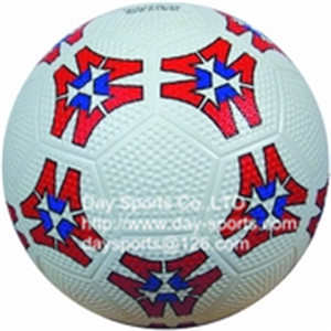 rubber soccer ball