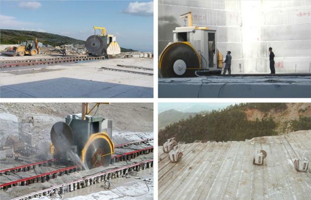 Double Blade Mining Machine For Granite