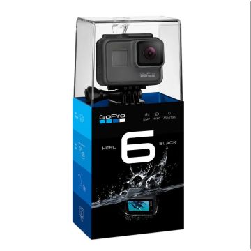 GoPro HERO 6 Black + 32 GB Micro SD Memory Card + Case + Accessory Bundle