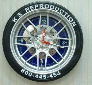 tire clock