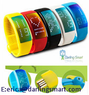 Smart wristband Personalized Signature 3D Pedometer Sensor Step Walking distance Calorie Counter