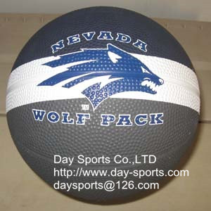 rubber basketball