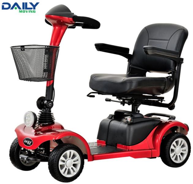 Lightweight 4 Wheel Travel Mobility Scooter
