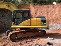 used pc200-7 komatsu excavator