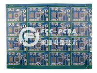 1.0mm FR4 eight layers immersion gold+ half hole PCB