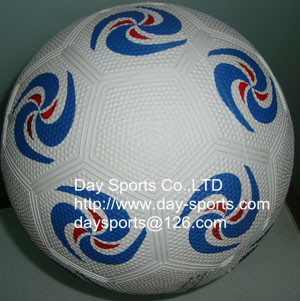 rubber soccer ball