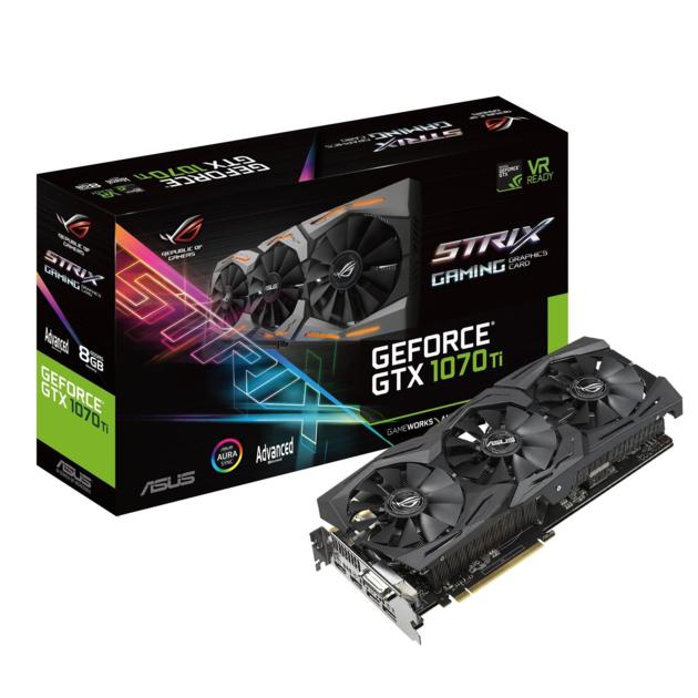 ASUS ROG GeForce GTX 1070 Ti STRIX-GTX1070TI-A8G-GAMING 8GB 256-Bit GDDR5