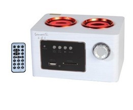 wooden portable speakers