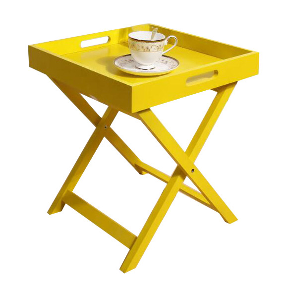 high quality Portable Outdoor Square Wooden Quik-Fold Square Coffee Table wholesale
