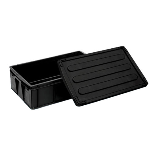 Good quality factory made ESD tray Custom reusable electronic black esd plastic bin box wholesale