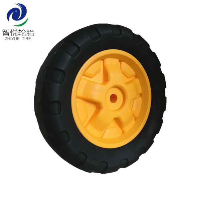 High quality rubber tires 8 inch semi pneumatic rubber wheel for rolley generator tool cart