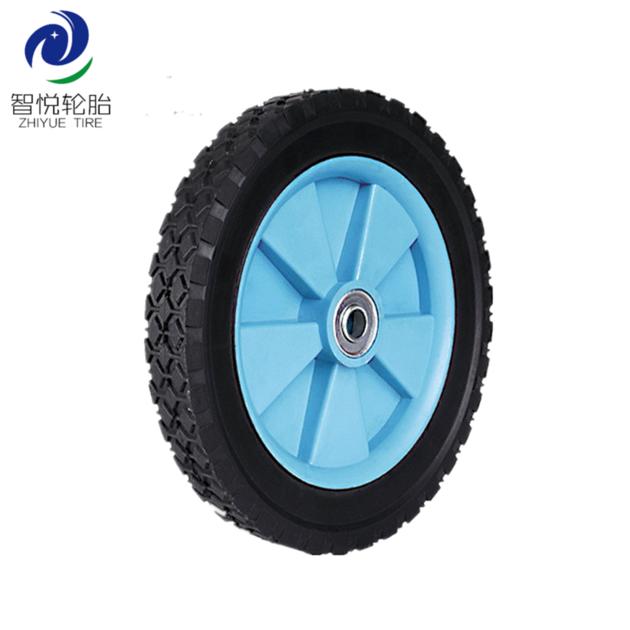 Rubber tires 10 inch solid rubber plastic wheel for generator pressure washer dehumidifier wholesale