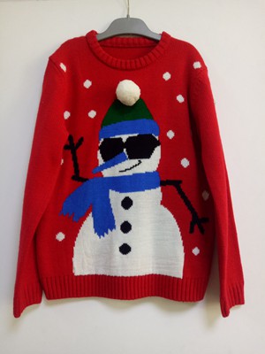 China hot selling Boy's crew neck  long sleeve pullover with snowman patter