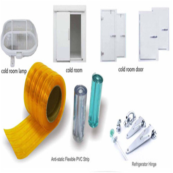 China industrial COLD ROOM SPARE parts supplier INCLUDING hinge latch pvc curtain