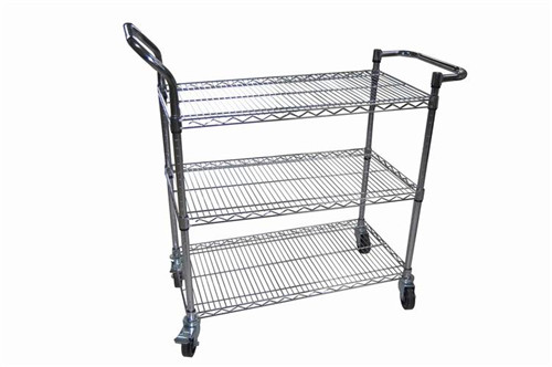Factory price Stainless Steel Trolley ESD Turnover Cart Antistatic PCB Plates Storage Shelf