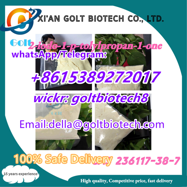 High purity 2-iodo-1-p-tolyl-propan-1-one CAS 236117-38-7 for sale safe to Russia 
