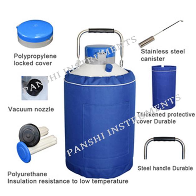 10 L Liquid Nitrogen Tank