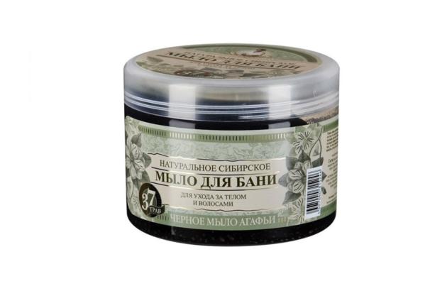 Babushka Agafia Black Soap, 500 ml