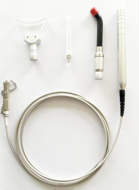 Dentlasertip whitening handpieces for tooth bleaching