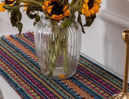 Grey Table Runner