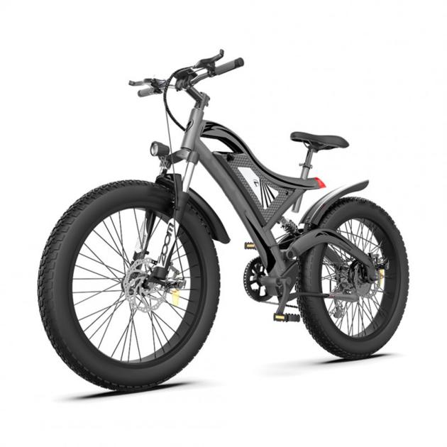 US Electric Bike 750w Motor 26x4.0 Fat Tire 48v 15ah Removable Lithium Battery 7 Speed-gear Shifter 