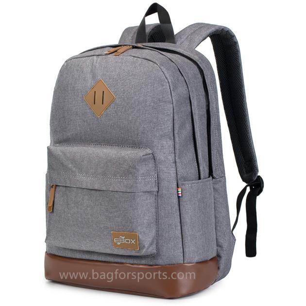 Unisex 2-Layer Water Resistant Travel Hiking Camping Business Polyester Laptop Backpack Backpacks 