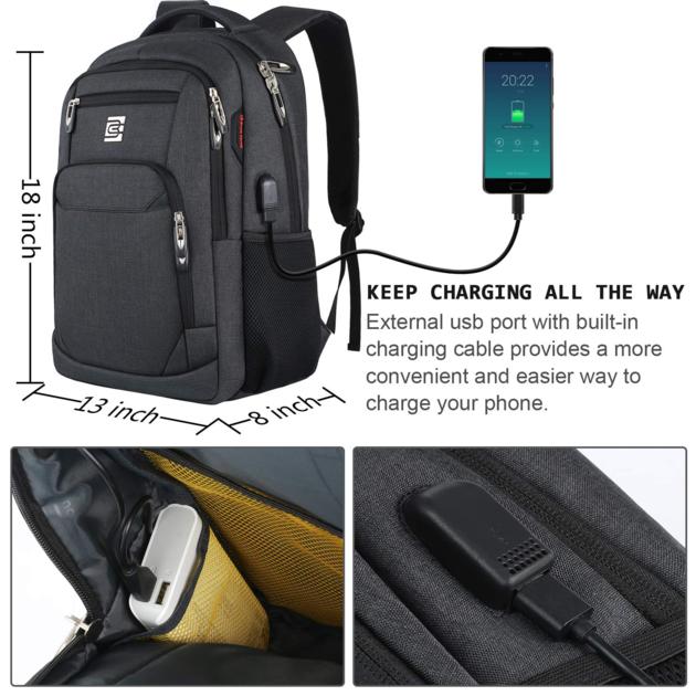 Laptop Backpack Business Travel Anti Theft