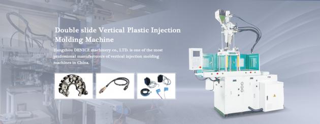 Denice Double slide table vertical injection molding machine