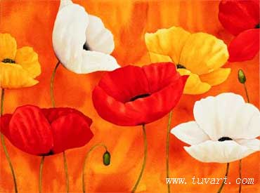Handmade oil painting on canvas